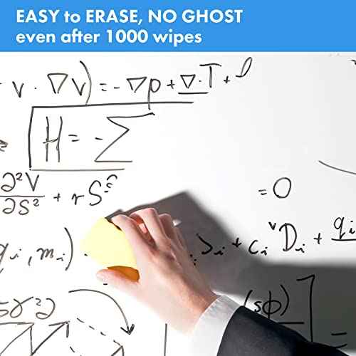 HAMIGAR Whiteboard Sticker for Wall 36" x 79" Dry Erase Board Large Wallpaper Peel and Stick, White Board Stick on Wall, Contact Paper Adhesive Poster Board Whiteboard with 1 Marker