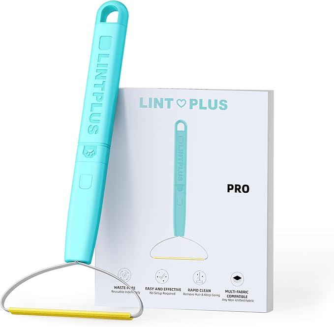 Pro Plus Adjustable-Length LINTPLUS Pet Hair Remover â Compact & Extended Handle Modes, Safe for Furniture, Cars, Carpets & Delicate Fabrics