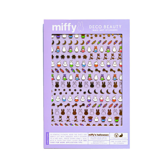 Deco Beauty Miffy's Halloween-Super Thin & Easy-to-Apply Nail Art with the Cutest Designs-Durable & Long-Lasting Nail Art Stickers and Decals for Women, for DIY At-Home Manicures & Salon-Quality Nails