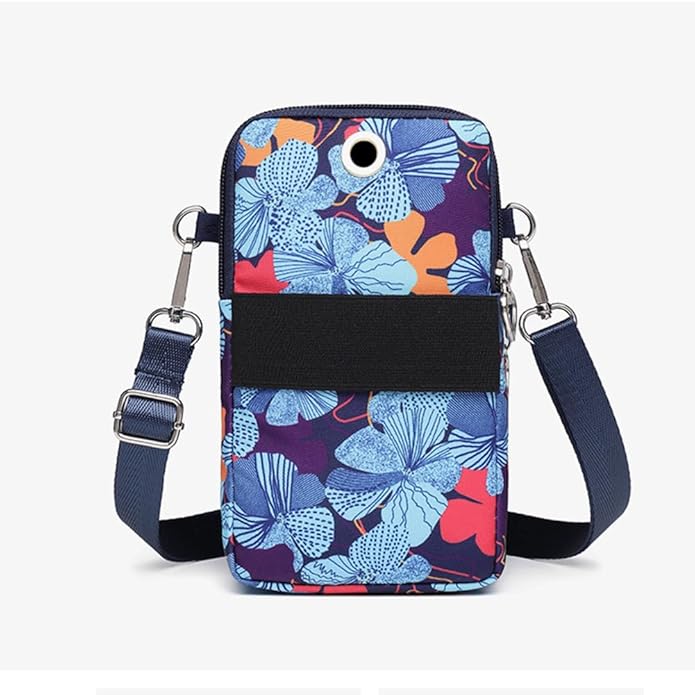 JANKS Small Crossbody Bag for Women - Mini Phone Purses with Crossbody Strap and Wallet - Nylon Arm Bag