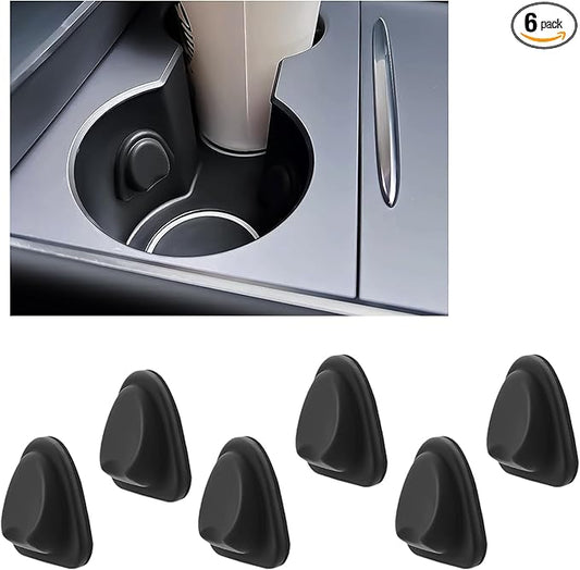 6PCS Upgraded Car Cup Holder Insert,Self-Adhesive Silicone Cup Holder Inserts for Car for Firmly Fixing Water Cups,Universal Anti-Slip Cars Cupholder Insert Cars Accessories