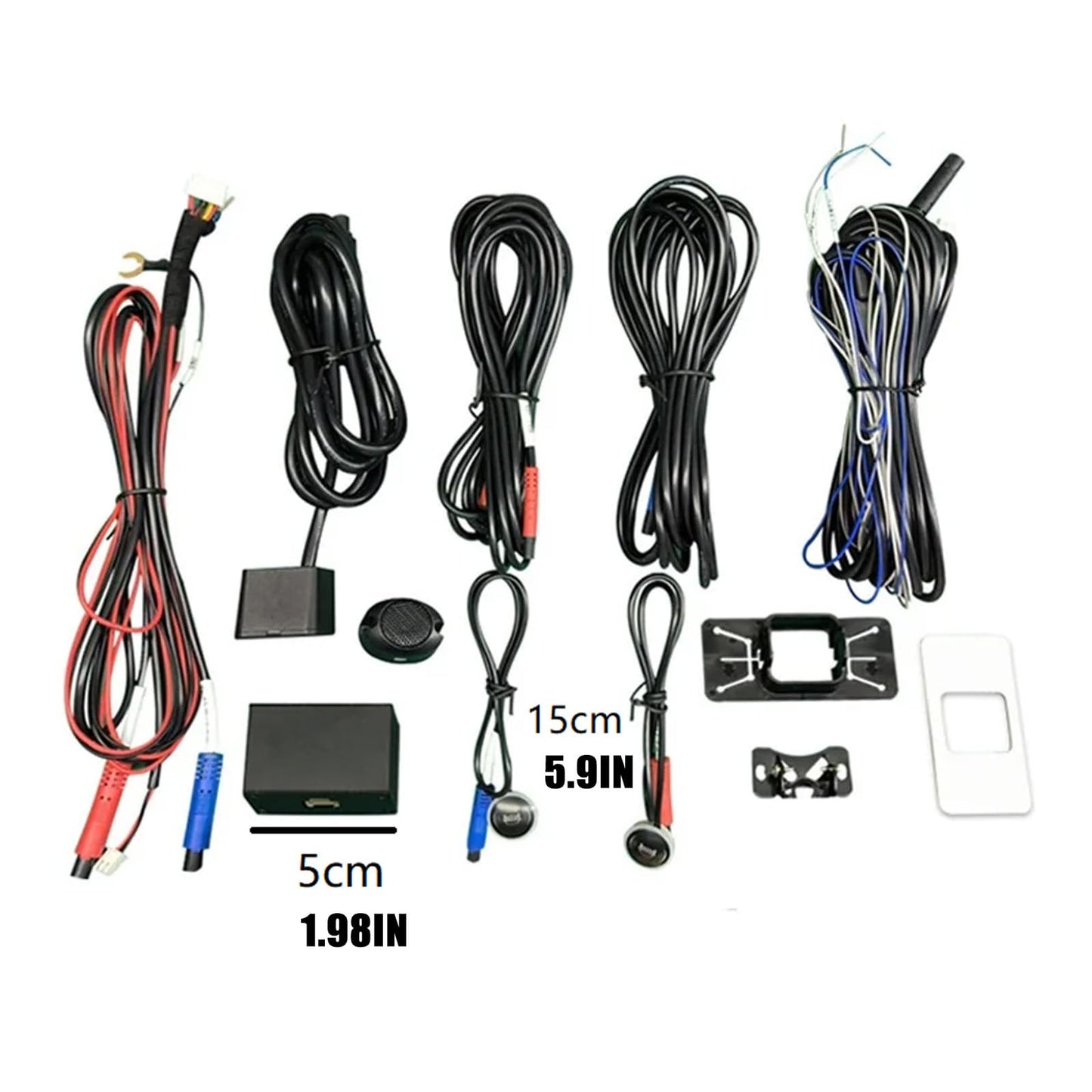 LFRXION Blind Detection Intelligent BSD Blind Spots Detection, 79GHz Radars Rear Crossing Traffics Alert Tool, Rearview Warning Vehicle Driving Enhancement Assistance Device