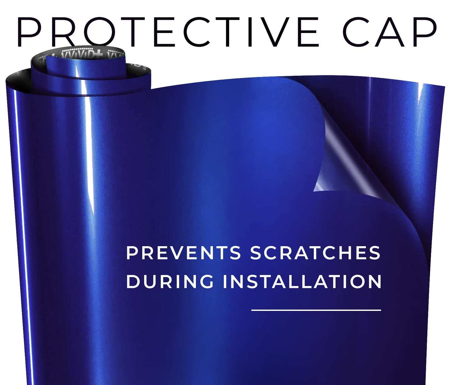 VViViD+ Ultra Gloss Neptune Pearl Blue 25ft x 5ft Vinyl Car Wrap Premium Paint Replacement Film Roll with Nano Air Release, Stretchable Cap Liner, Self Adhesive, Indoor Outdoor