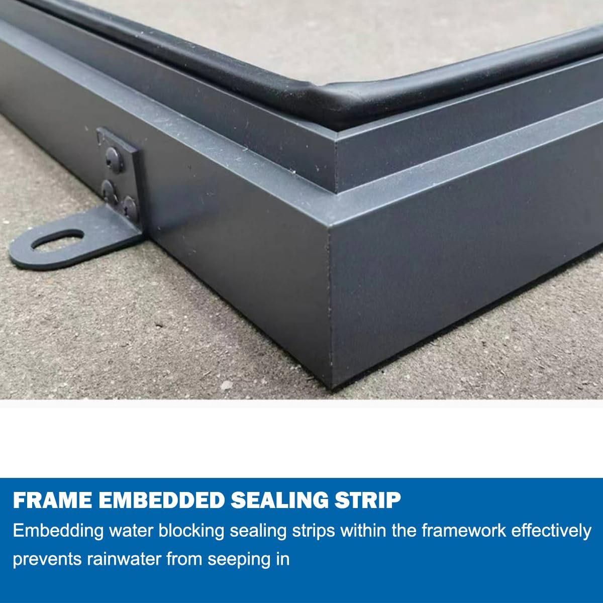 Roof Hatch Steel Anti-Theft Door Skylight Roof Skylight Roof Maintenance Hatch Roof Maintenance Hatch Cover Galvanized Powder Coated Steel Roof Hatch Deck Installation Roof Window (21.65in)
