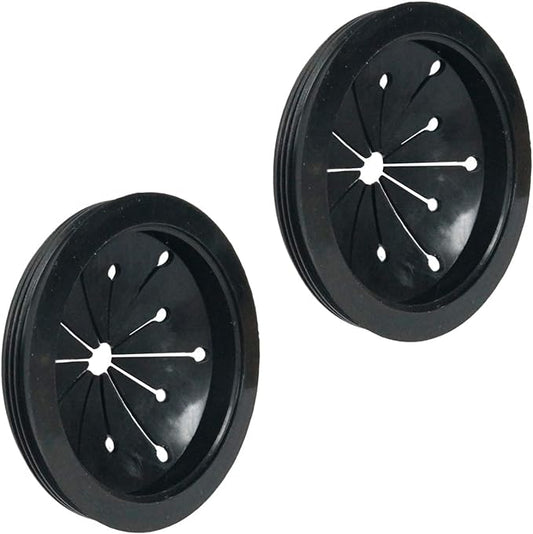 2 Pack Rubber Garbage Disposal Splash Guard Sink Baffle Disposal Replacement Waste Food Disposal Part for Whirlaway,for Waste King,for Sinkmaster and for GE Models