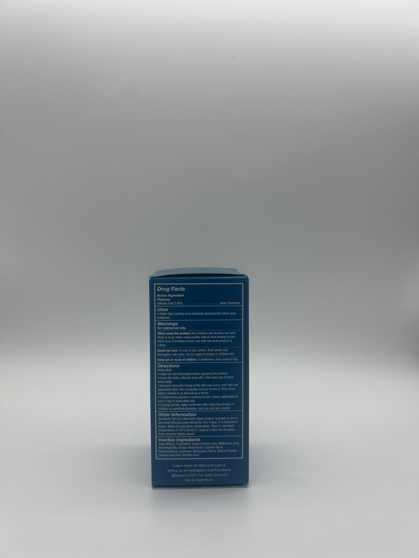 Naturium Salicylic Acid Serum 2%, Blemish Treatment with Maltobionic Acid, 1 oz