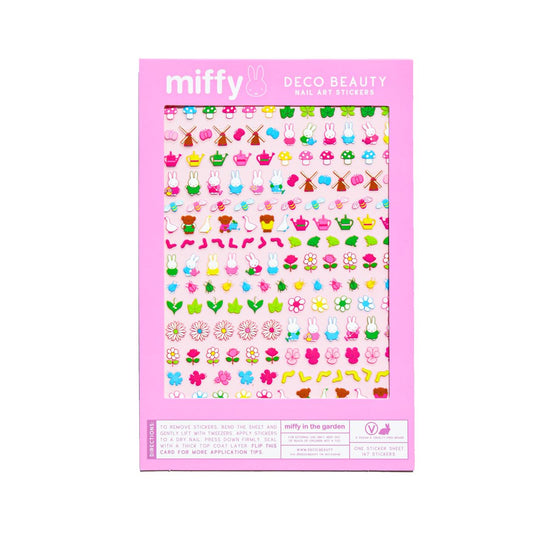 Deco Beauty Miffy in the Garden-Super Thin & Easy-to-Apply Nail Art with the Cutest Designs-Durable & Long-Lasting Nail Art Stickers and Decals for Women, for DIY At-Home Manicures&Salon-Quality Nails