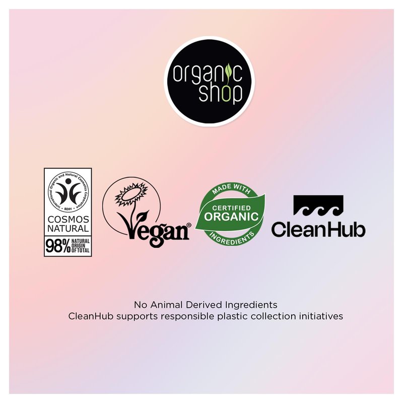 Organic Shop Green Coffee & Sugar Body Scrub, Awakening Coffee Toffee Exfoliating Sugar Scrub, 99% Natural Origin, COSMOS Natural, Organic & Vegan Body Exfoliator, Made in Europe