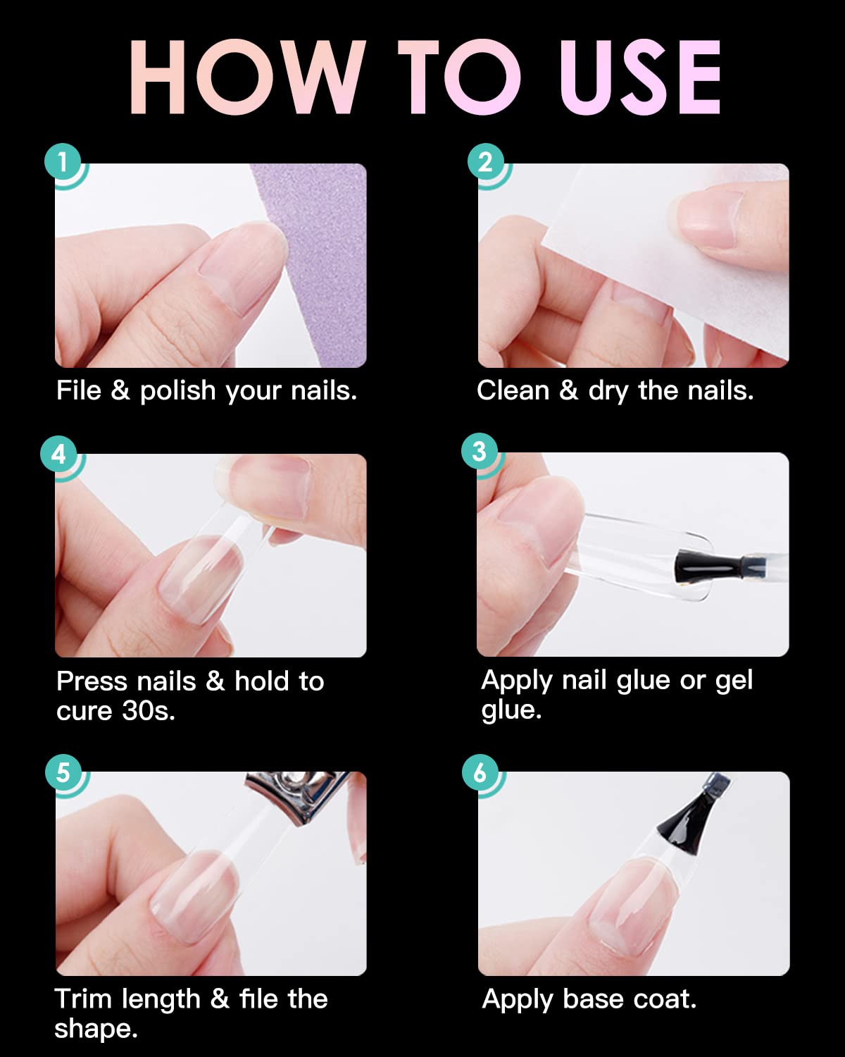 Soft Gel Nail Tips Long Coffin, 120PCS Pre Buff Full Cover Shaped Nail Extenison Tips Half Matte Gel X Nail Tips BORNBYME