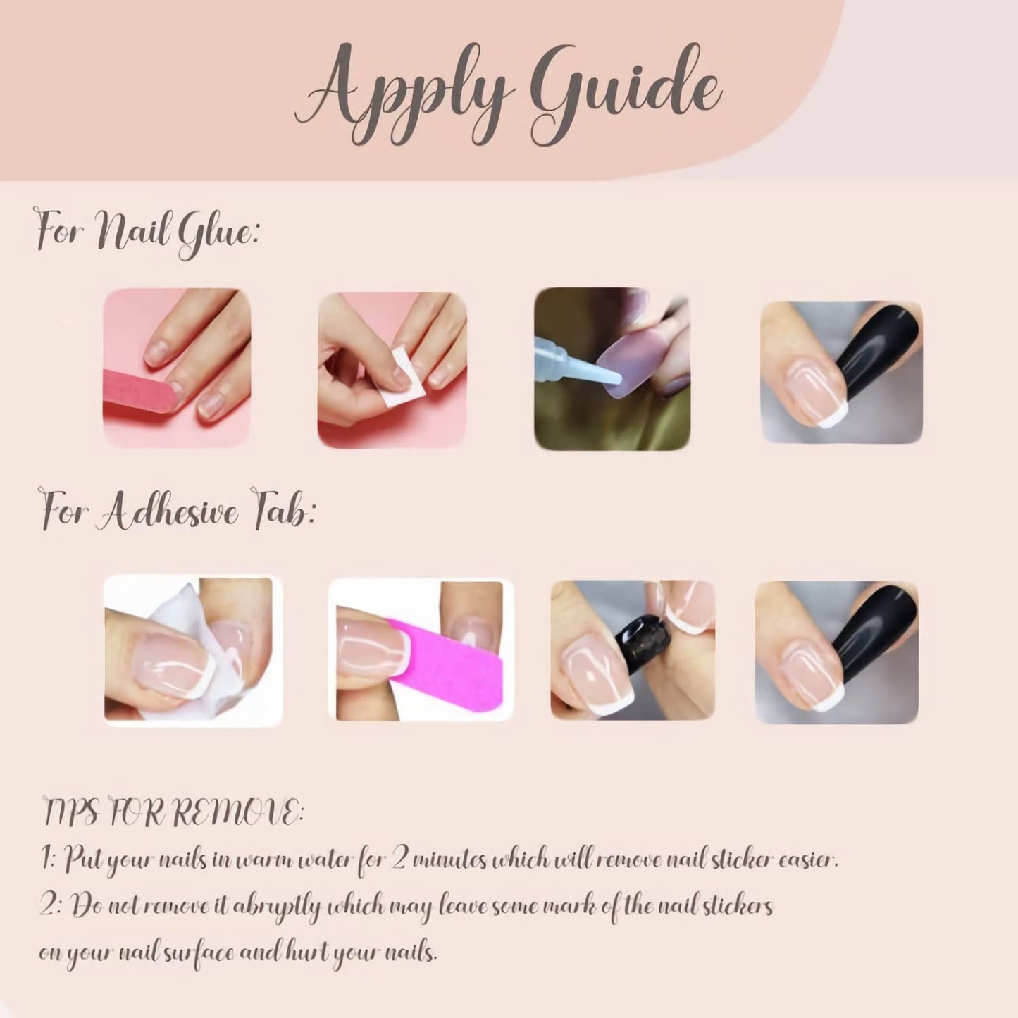 BABALAL Long Square Press on Nails - Brown Tortoise Fake Nails, French Tip, 3D Flower, Y2k Acrylic Design, Thick Fake Nails 24Pcs Custom