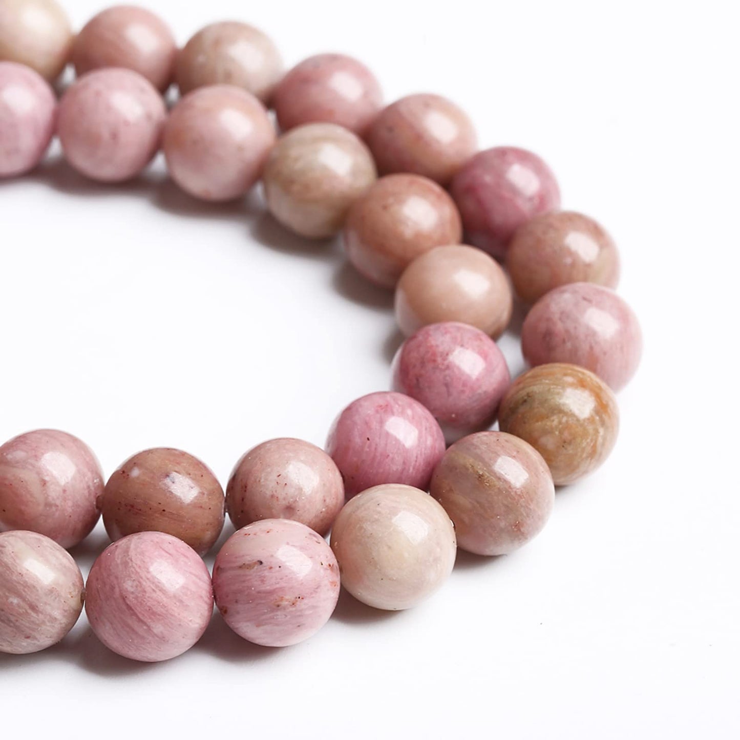 4MM 86PCS Natural Stone Red Rhodochrosite Gemstone Crystal Beads for Jewelry Making DIY Bracelet Necklace Semi Precious Beads