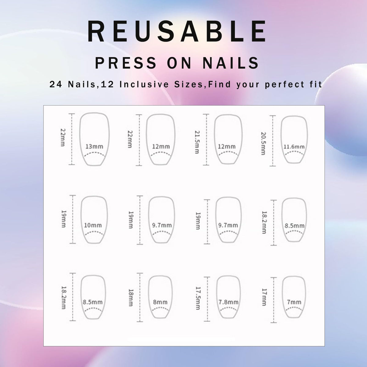Pink Press on Nails Short Fake Nails with Glitter French Tip Designs Coffin Nails Press ons Cat Eye Glue on Nails Glossy Acrylic Nails Daily Wear Natural Stick on Nails for Women 24Pcs