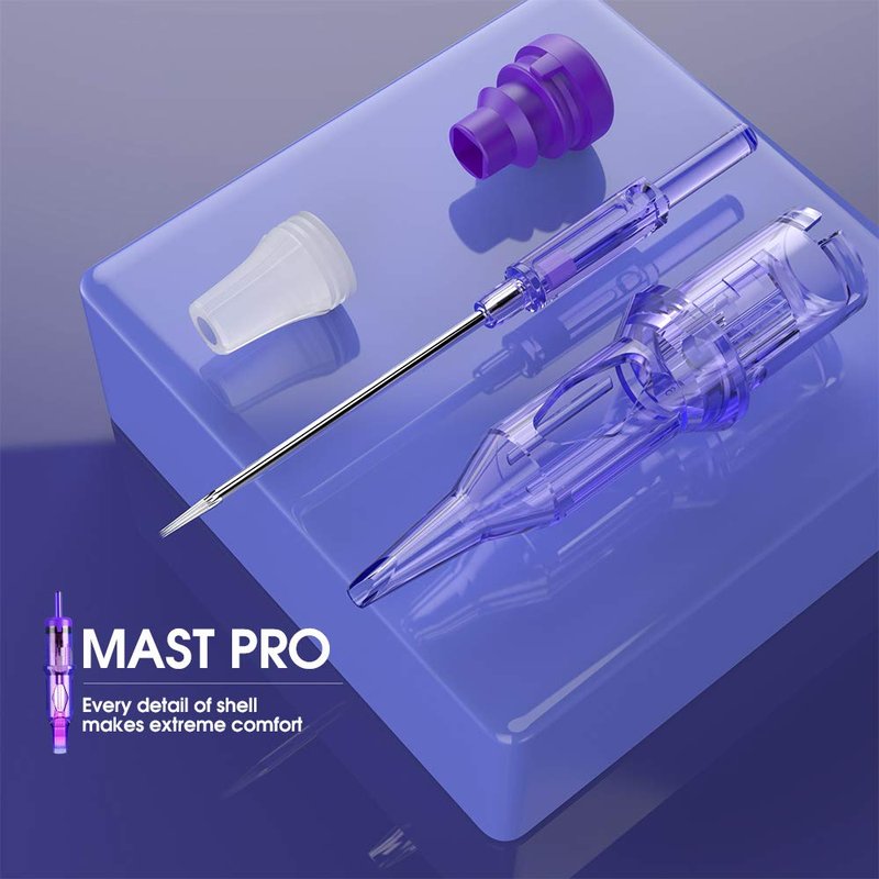 Mast Pro Tattoo Cartridges 20Pcs Disposable Needles Bugpin Round Liner 1009RL