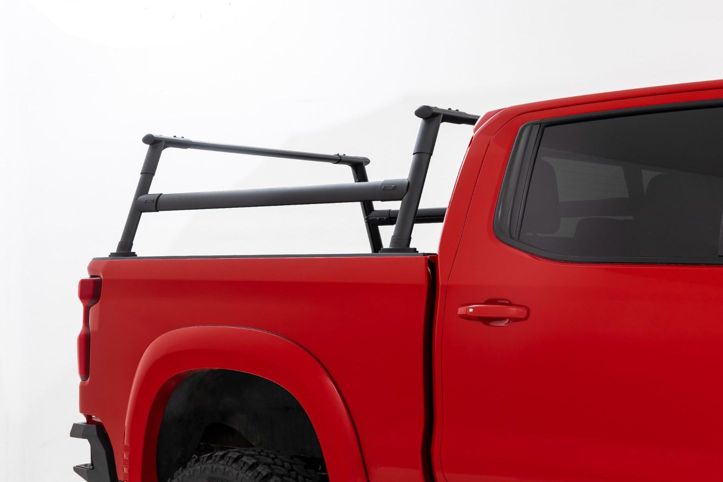 Rough Country Full-Height Bed Rack for Chevy Silverado 1500 (2019–2026 & Refresh) 5'8" Short Bed - Modular Aluminum Truck Rack for Cargo Racks, Rooftop Tents, Ladders & Overland Gear