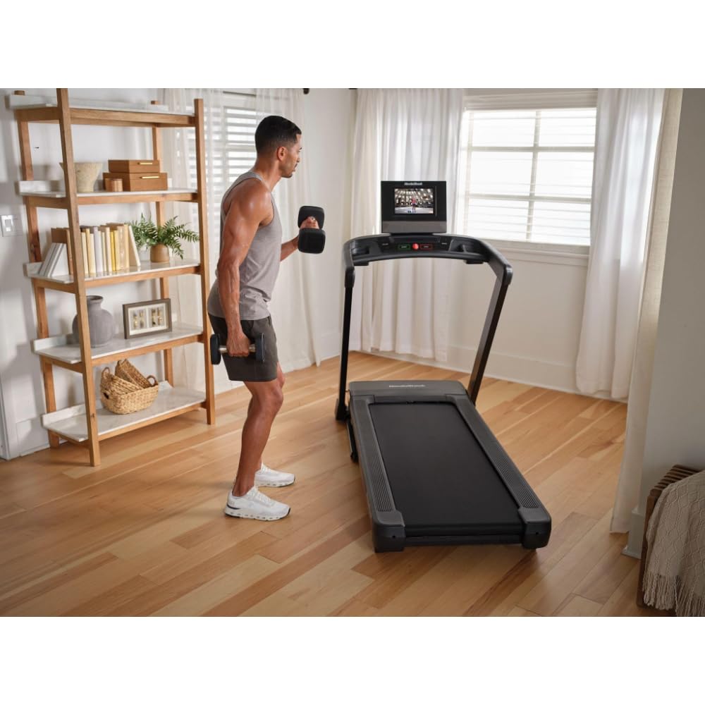 NordicTrack T Series 10 Treadmill with 10" Tilting Touchscreen and Compact Design
