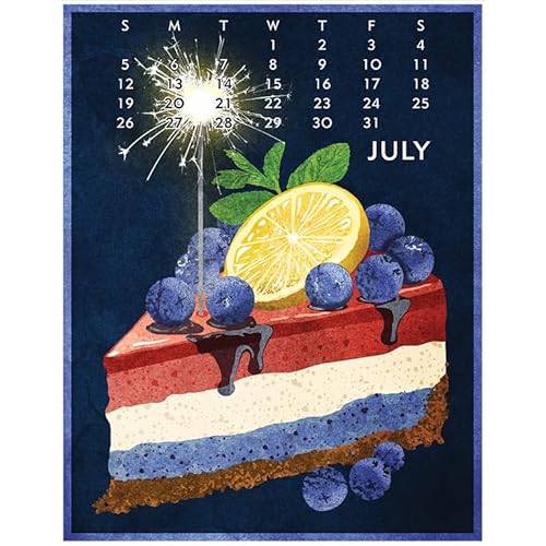 Linnea Design 2026 Desktop Calendar 5 x 7" Artwork by Johanna Riley