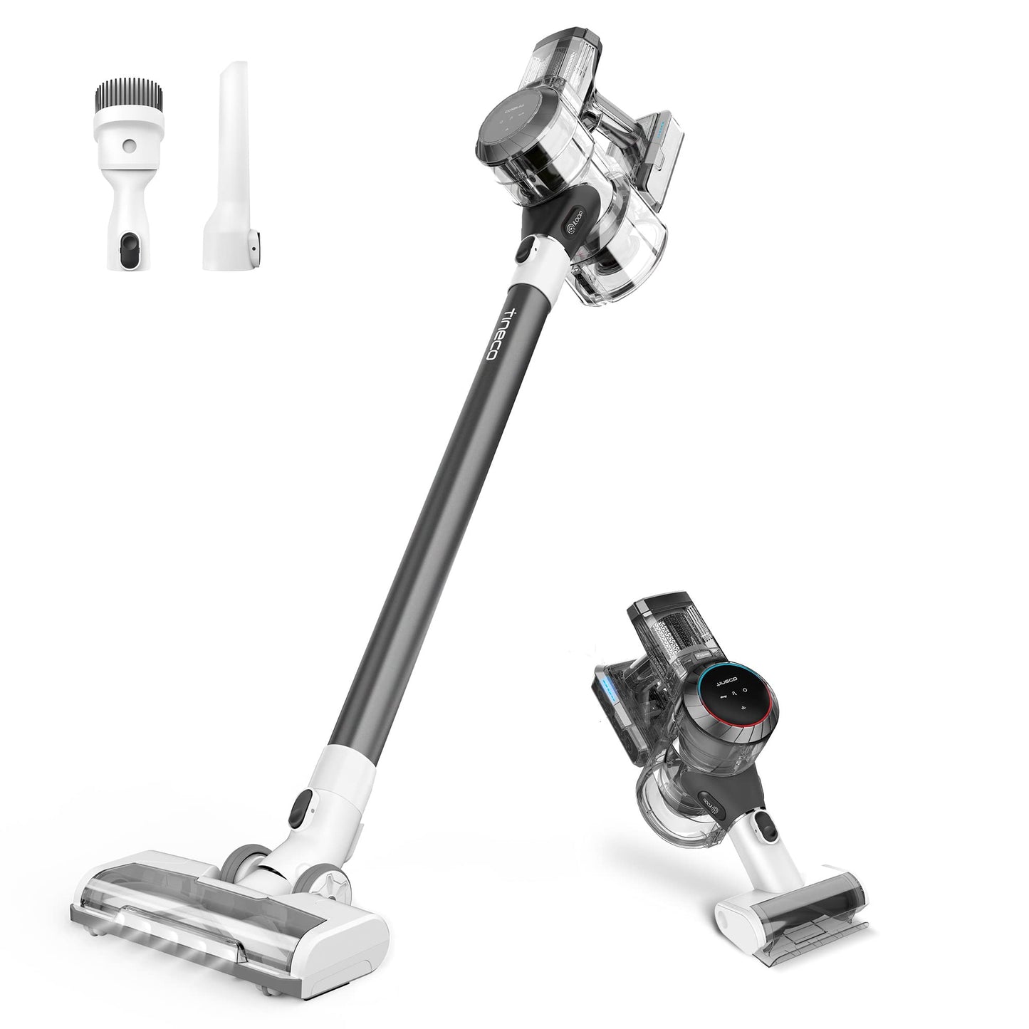 Tineco Pure ONE S11 Smart Cordless Stick Vacuum Cleaner, Strong Suction Handheld Vacuum for Hard Floors, Cars & Pet Hair, Lightweight Deep Cleaning