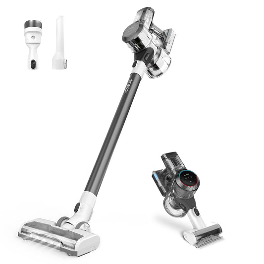 Tineco Pure ONE S11 Smart Cordless Stick Vacuum Cleaner, Strong Suction Handheld Vacuum for Hard Floors, Cars & Pet Hair, Lightweight Deep Cleaning