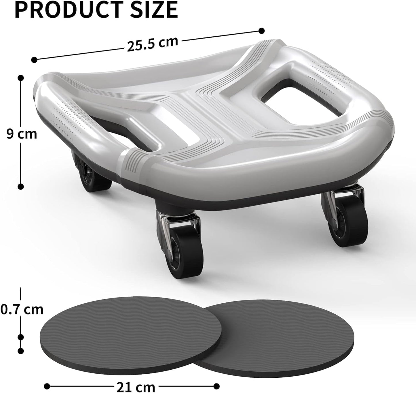 PROIRON Ab Roller with Knee Pads for Abs Workout, Multifunctional Ab Roller Wheel for Abs Workout, Abdominal Roller with Knee Pads, Abdominal Exercises Wheel, Abb Roller (Slide Fitness Trainer)