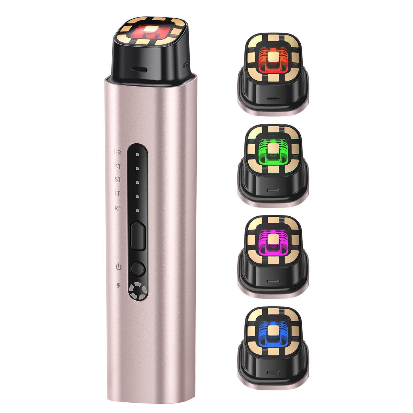5-in-1 Mutifunctional Face Massager Tool - Skin Tightening & Lifting Device - 5 Color Face Light Therapy Device - Professional Skin Care Beauty Devices for Face, Neck, and Eyes