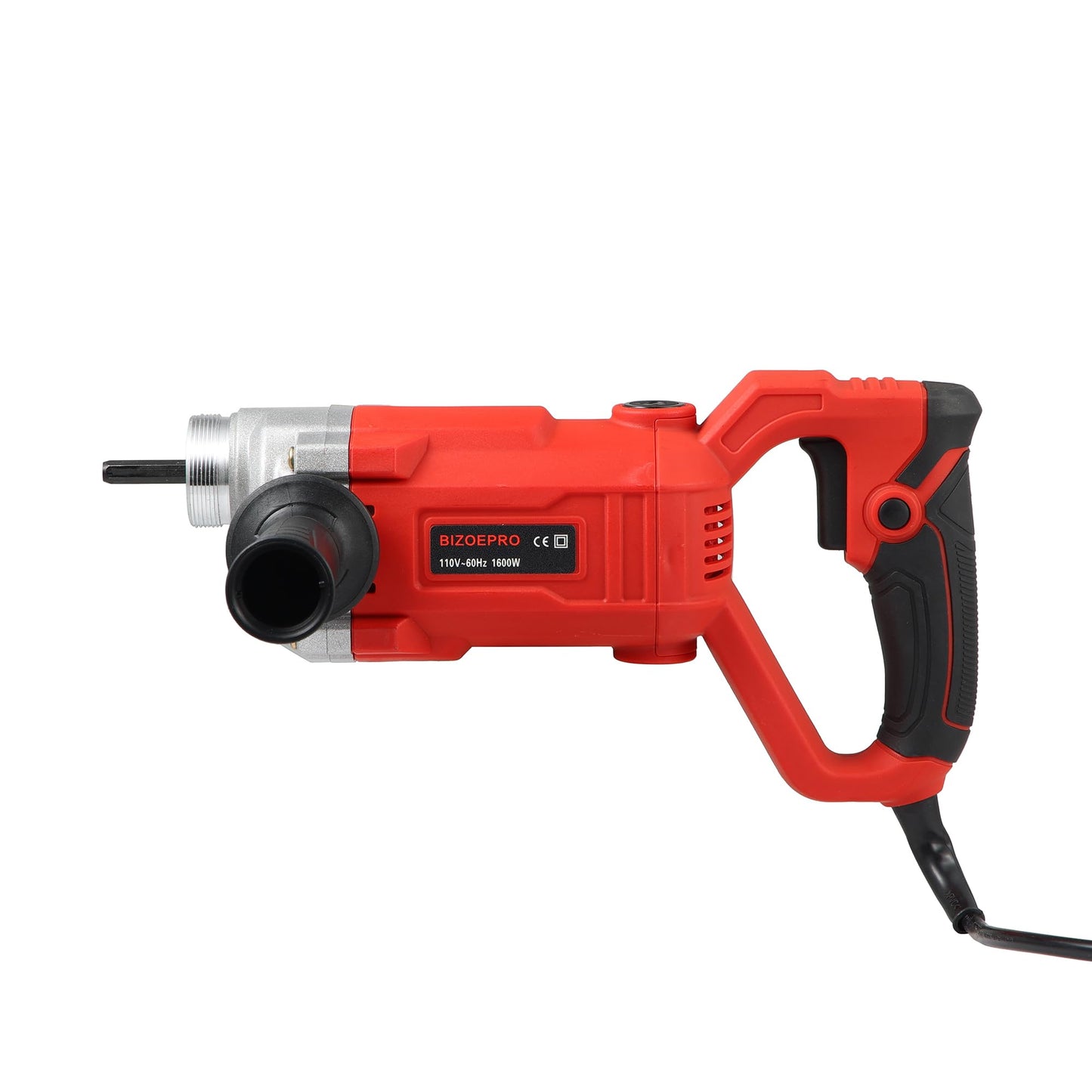Bizoepro HandHeld Concrete Vibrating Tool, 1600W 15000RPM Electric Concrete Vibrator 6.6ft Shaft Rod 2HP Portable Pencil Cement Remove Air Bubble and Mix Concrete