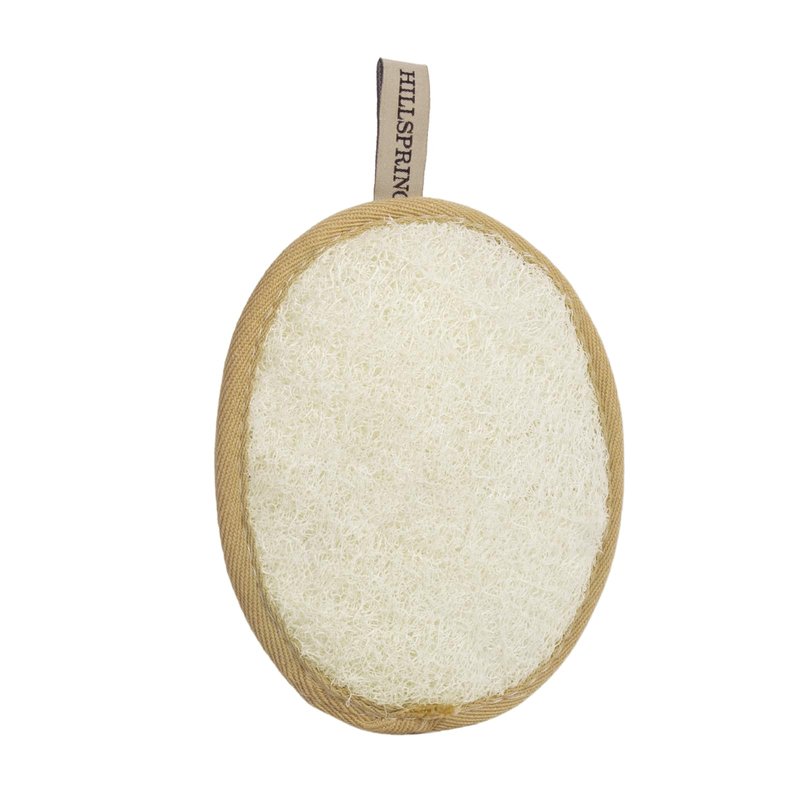 Natural Loofah Pad Exfoliating Body Scrubber,Double Sided Oval Luffa Sponges for Men and Women’s SPA, Eco-Friendly Bath Shower Exfoliator
