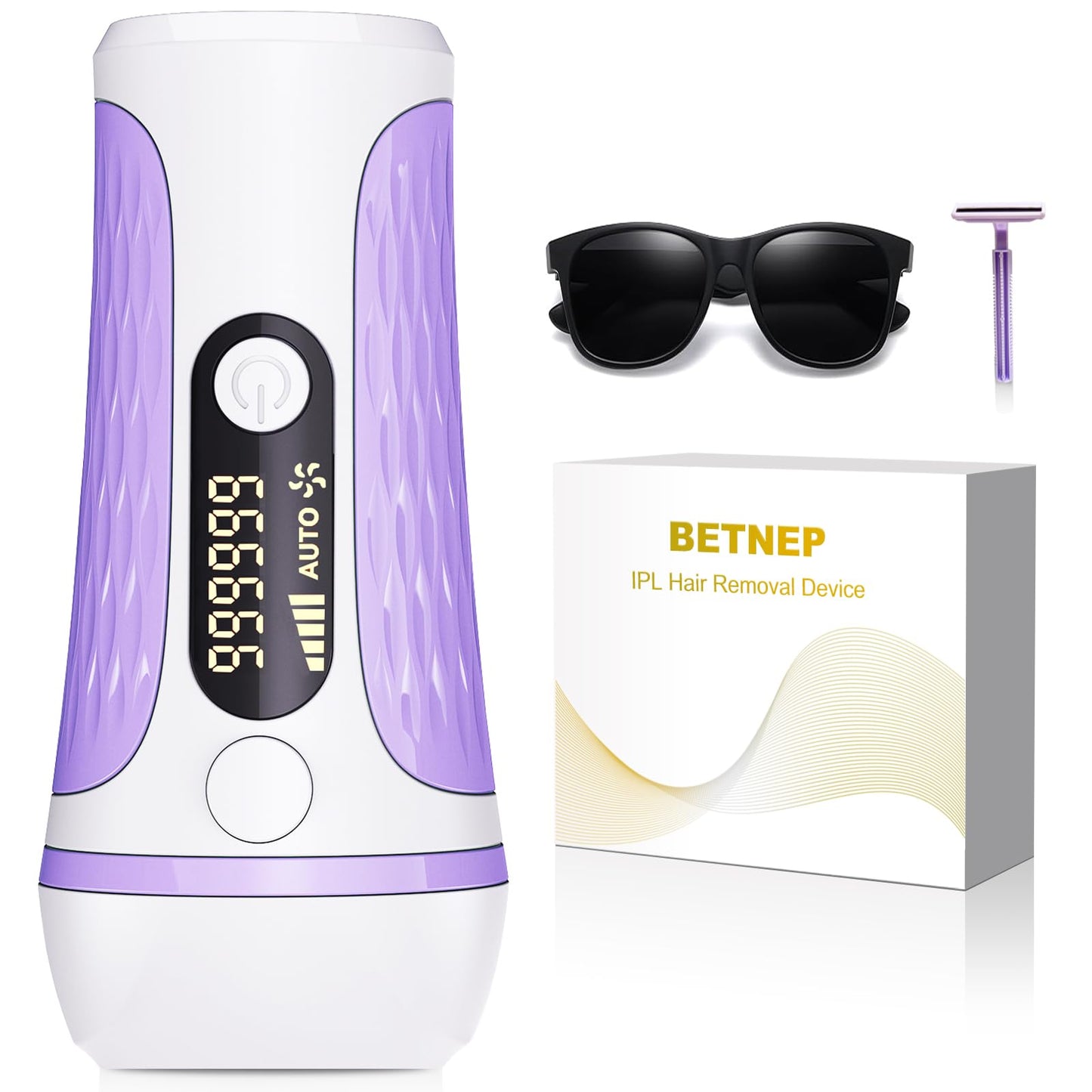 IPL Hair Removal Device, Model: AI08, for Facial Legs Arms Bikini Line