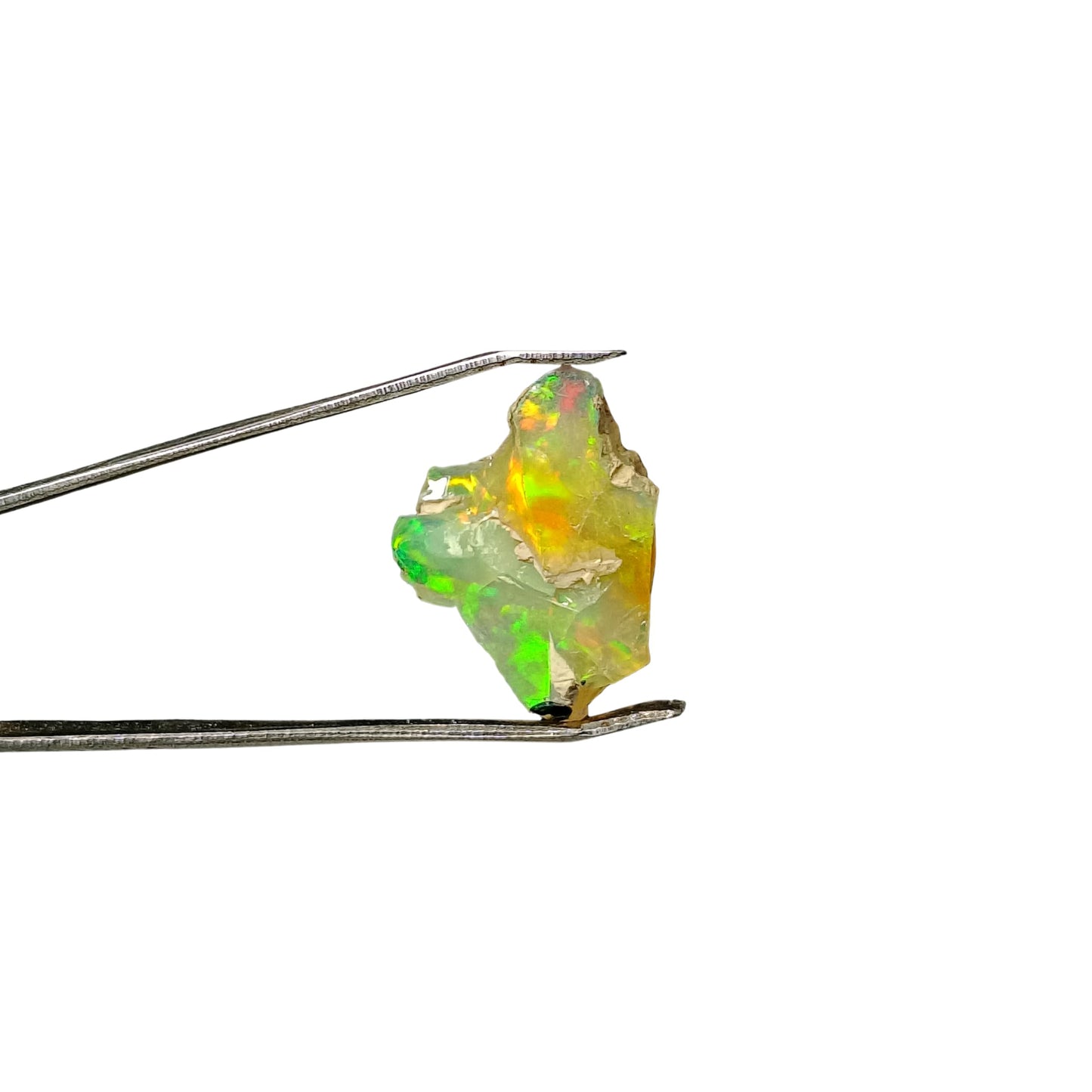 Aemmbriluxe™ 7.61 Cts Natural Ethiopian Welo Opal Rough Stone Single Piece, October Birthstone, Raw Fire Crystals Rock, Play of Colors, Jewelry Making Gemstones, Handpicked, Ultra Fire Striking Opal