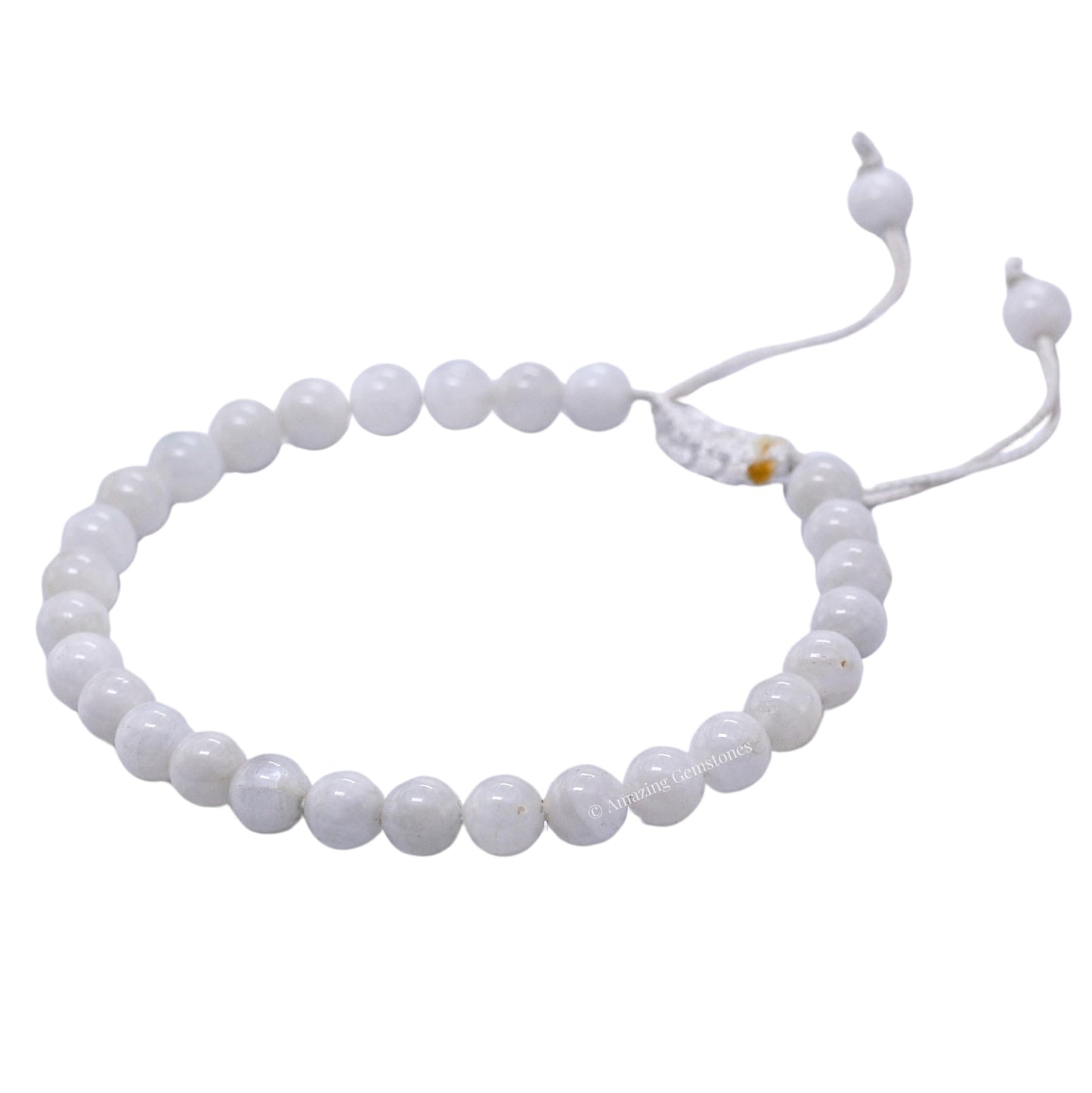 Amazing Gemstone Mother of Pearl Bracelet for Women Men's Gifts - Protection Healing Crystal Bracelet - 6mm Gemstones Beaded Adjustable Bracelet Pulseras Para Hombres Mujer Stocking Stuffers