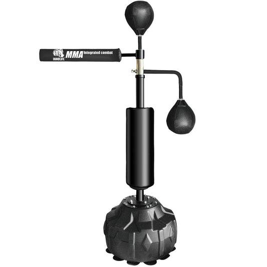 InnoLife MMA Boxing Speed Trainer Punching Spinning Bar with Dual Punch Head