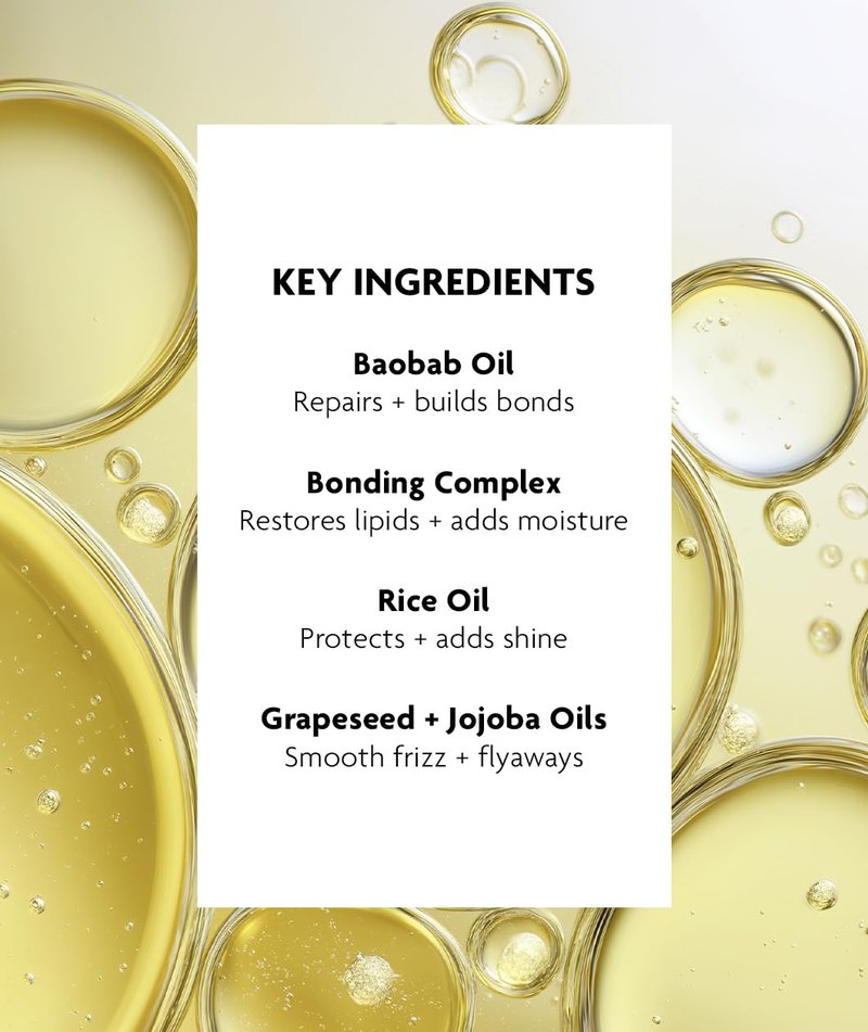 R+Co On a Cloud Bond Building Repair + Styling Oil - Lightweight Silicone-Free Hair Oil for Frizz Control, Shine, Heat & UV Protection - Strengthens & Repairs All Hair Types - 1.4 Fl Oz / 41 mL