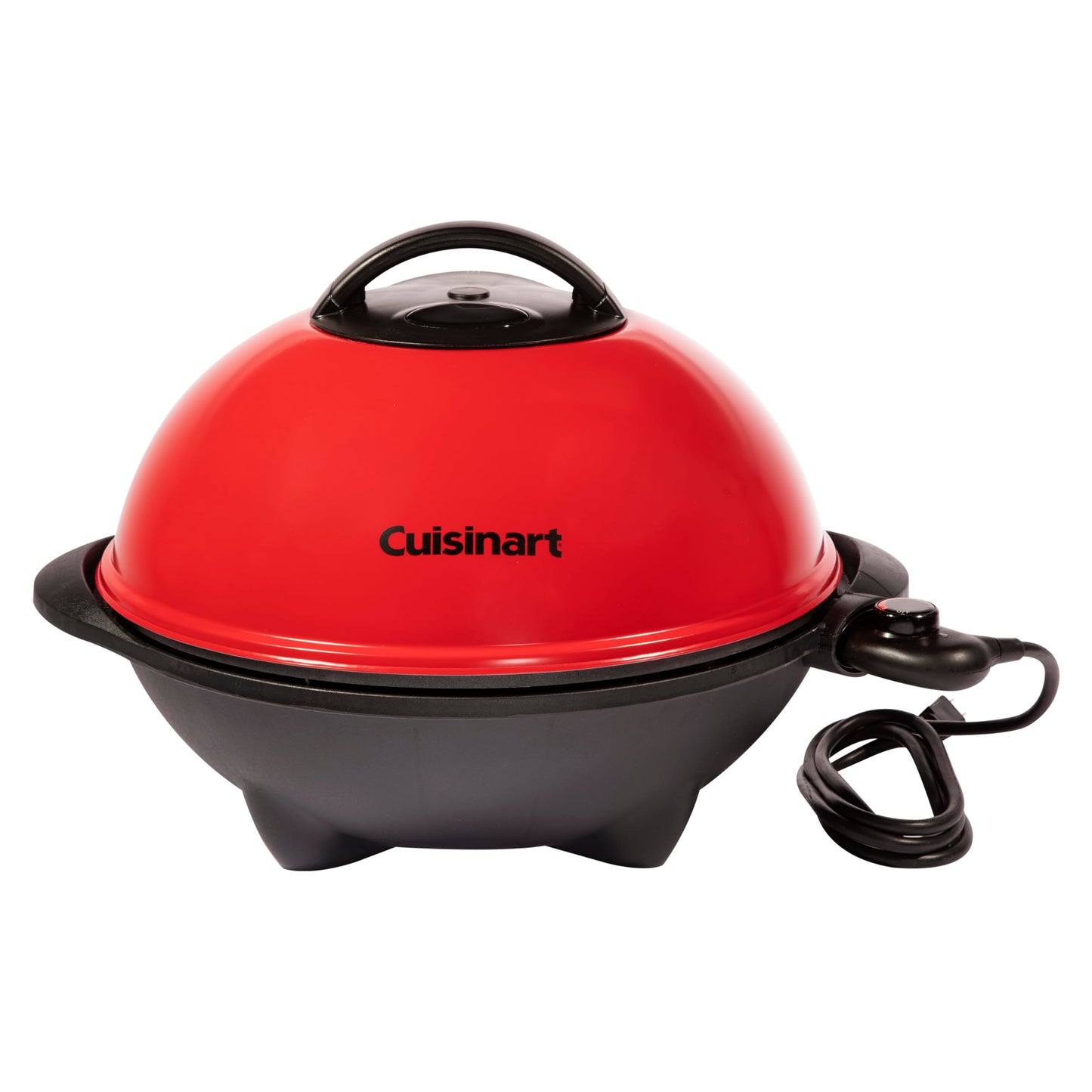 Cuisinart Indoor/Outdoor Electric Grill, 2-in-1 Portable BBQ with Nonstick Cooking Surface, Electric Grill Outdoor with Adjustable Heat, Stand/Tabletop Options for Cookouts, Barbecues, Small Spaces