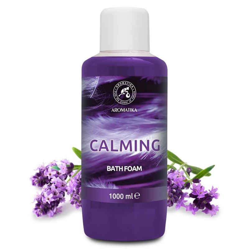 Bath Foam Calming - 34 Fl Oz (1000ml) - Body Care - Good Sleep - Beauty - Bathing - Body Care - Wellness - Relax - Aromatherapy - Spa - Bubble Baths