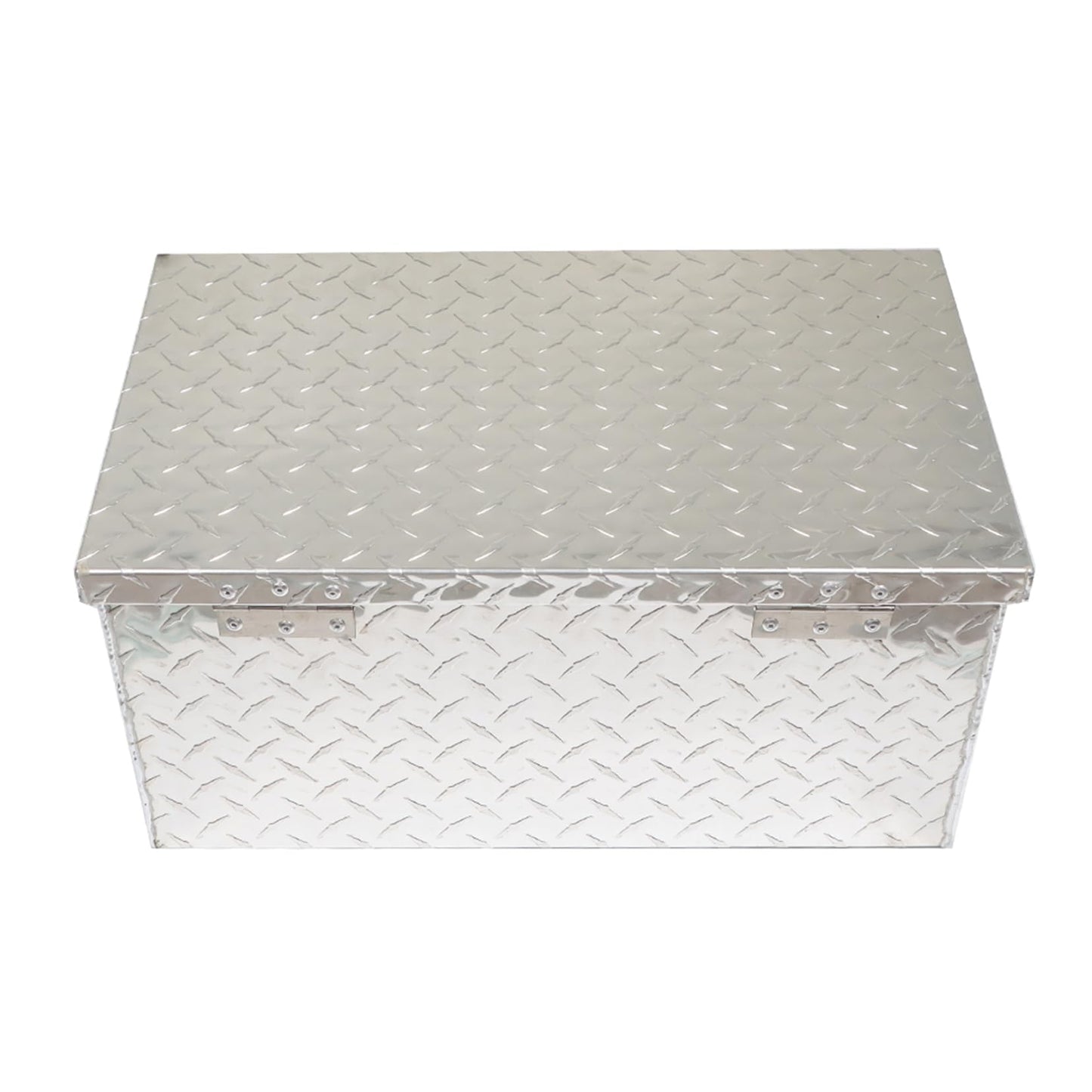 SEBLAFF 20 Inch Heavy Duty Aluminum Diamond Plate Tool Box Silver Replacement for Pick Up Truck RV Trailer with Lock & 2 Keys