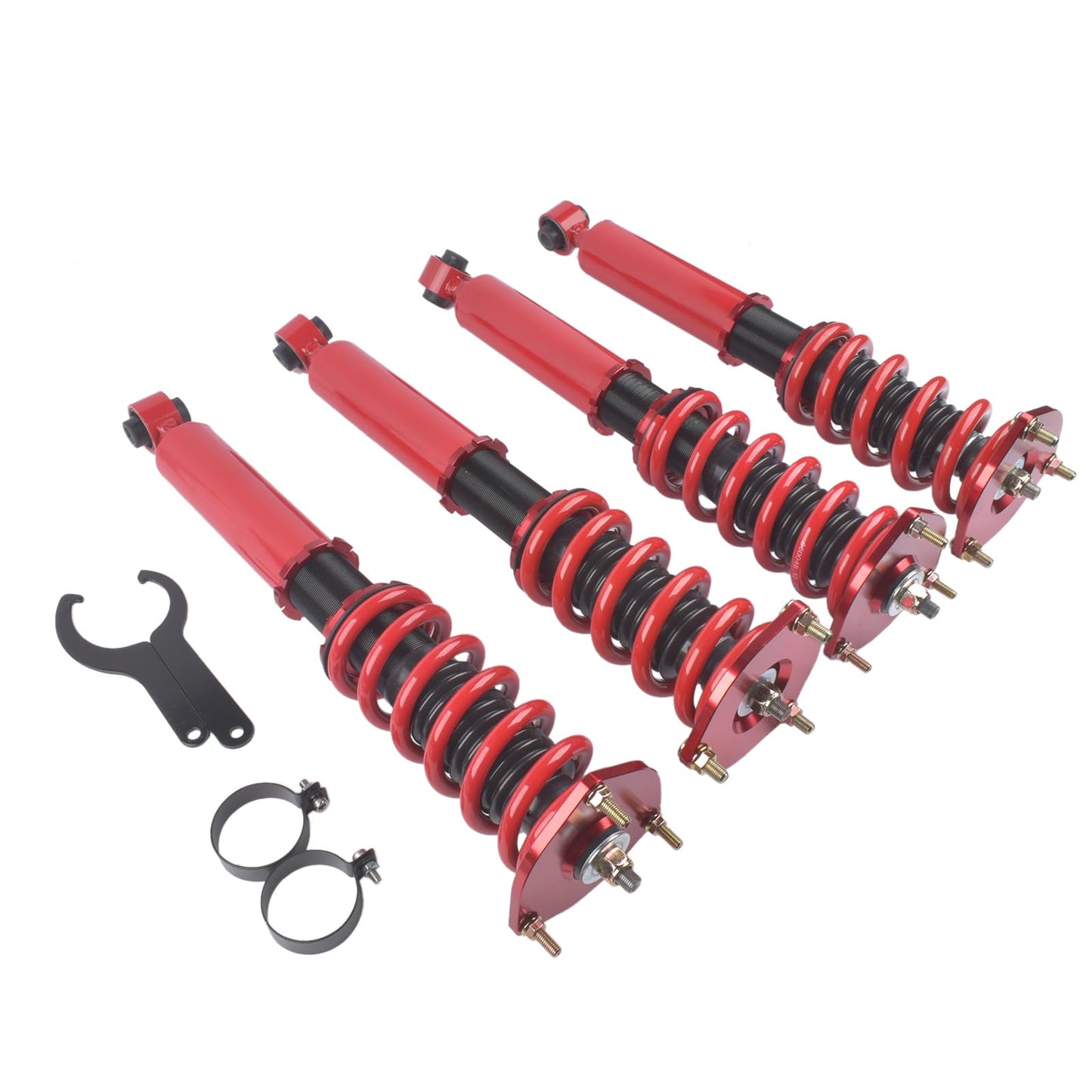 GELUOXI Height Adjustable Coilover Suspension Shock Absorber Lowering Kit Replacement for 1986-1992 Toyota Supra 3.0L Coilovers Springs Struts