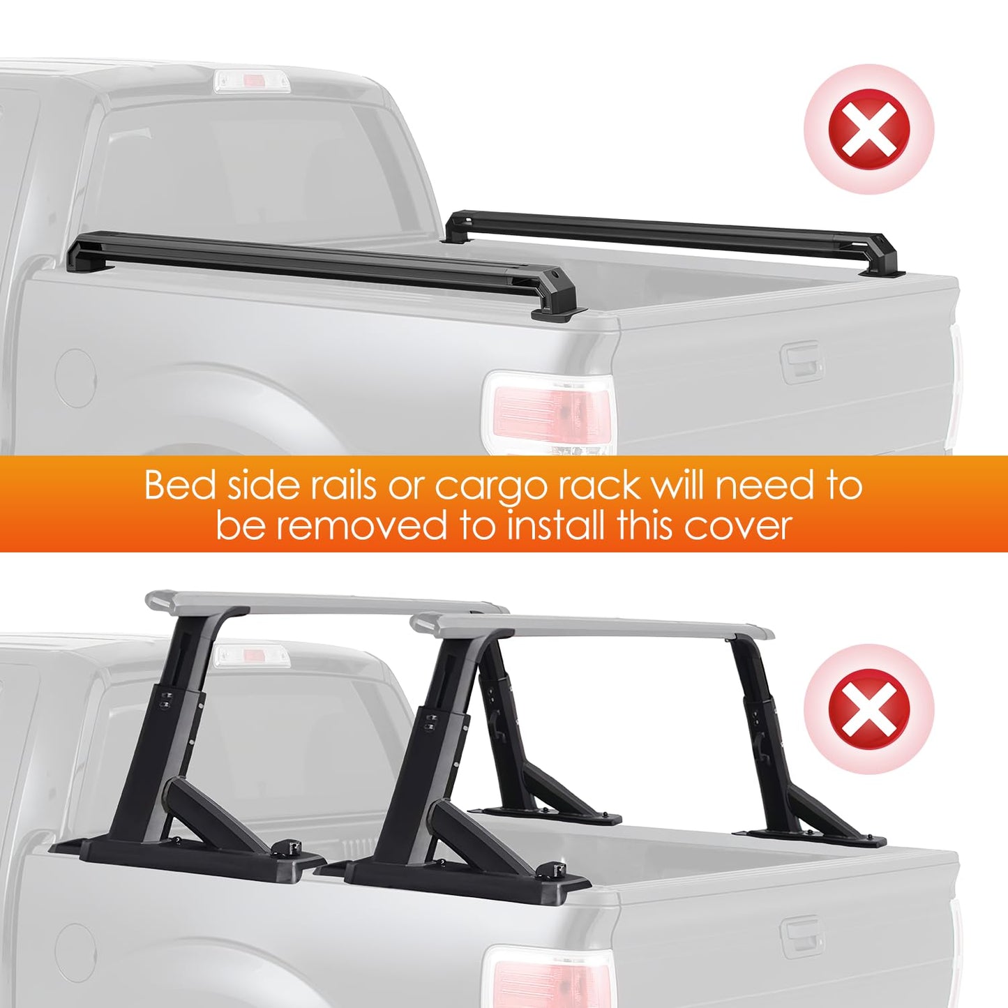 Nilight Soft Roll-Up Truck Bed Cover for Chevy Colorado/GMC Canyon 2015-2026 5.2ft Bed, Waterproof Tonneau Cover