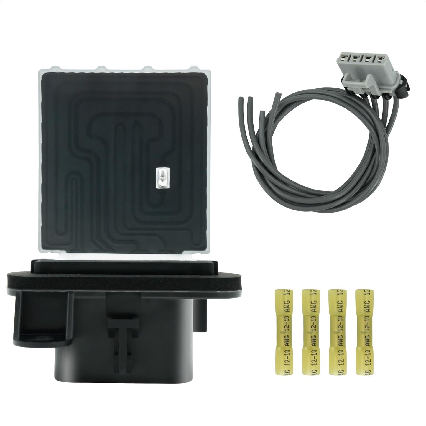 Marsflex Blower Motor Resistor 973-582 2005 2006 2007 2008 2009 2010 2011 2012 2013 2014 2015 2016 2017 for Toyota Tacoma Blower Resistor RU1435 4P1650 8713804050 8713804052 with Manual AC Control