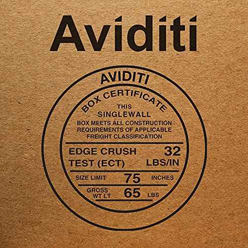 Aviditi 13 x 10 x 5 Corrugated Cardboard Boxes, Flat 13"L x 10"W x 5"H, Pack of 25 | Shipping, Packaging, Moving, Storage Box for Home or Business, Strong Wholesale Bulk Boxes