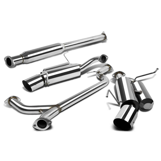 DNA MOTORING CBE-TSX Stainless Steel Cat Back Exhaust System [Compatible with 04-08 Acura TSX CL9 2.4L]