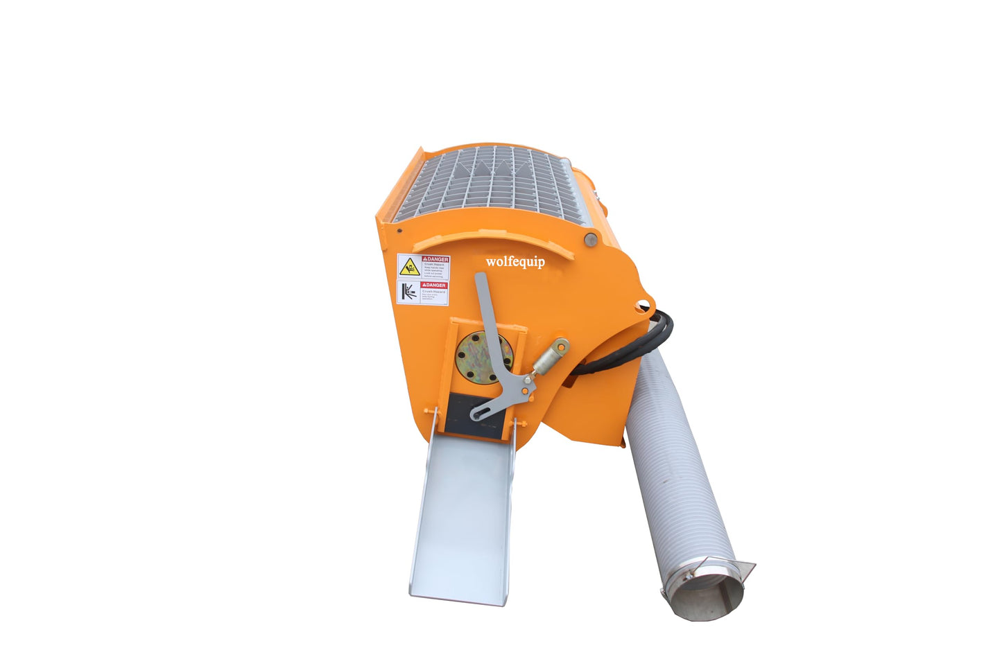 Wolfequip 66 Gallons 250L Concrete Mixer Double Discharge Heavy Duty Skid Steer Attachments for Construction, Municipal Engineering and Landscaping