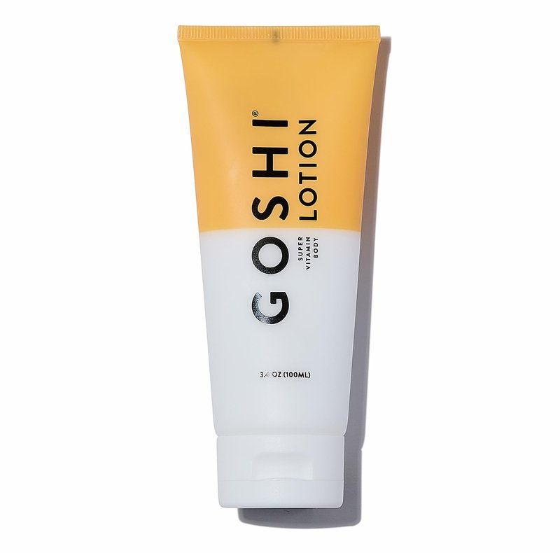 GOSHI Super Vitamin Body Lotion - pH-Balanced Body Moisturizer for Dry Skin, Aging Skin & Biome Support - Concentrated Rice Protein & Shea Butter - Non-Greasy, Silky Finish - 3.4 oz