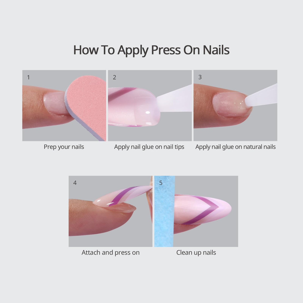 BTArtbox Press On Nails Almond - Confetti Petals, Flower Short Press On Nails with Glue and Adhesive Tabs for Women in 16 Sizes - 32 Soft Gel Glue On Nails Kit