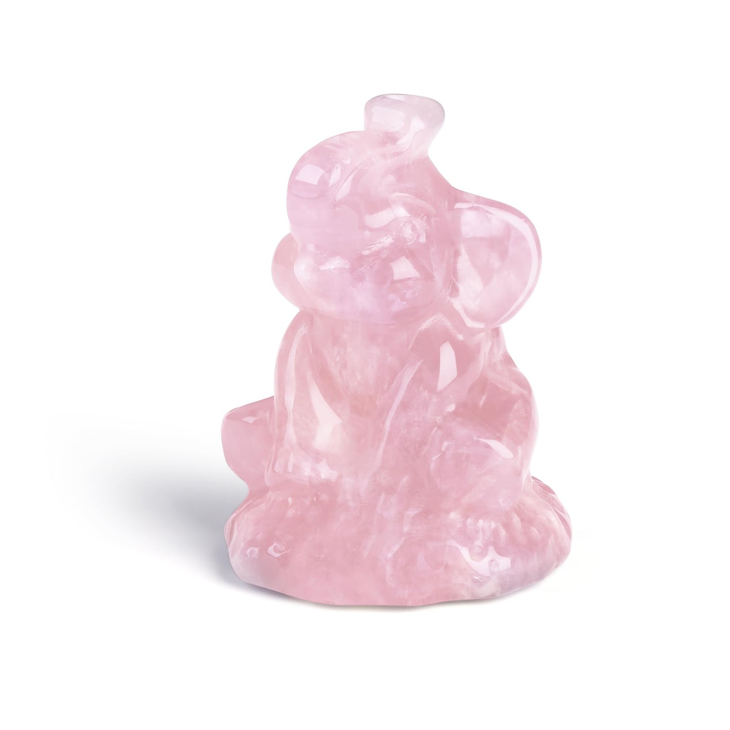 ZHIYUXI Pink Elephant Gifts for Women Encouraging Elephant Decor Lucky Cute Elephants Figurine Inspirational Gifts for Women