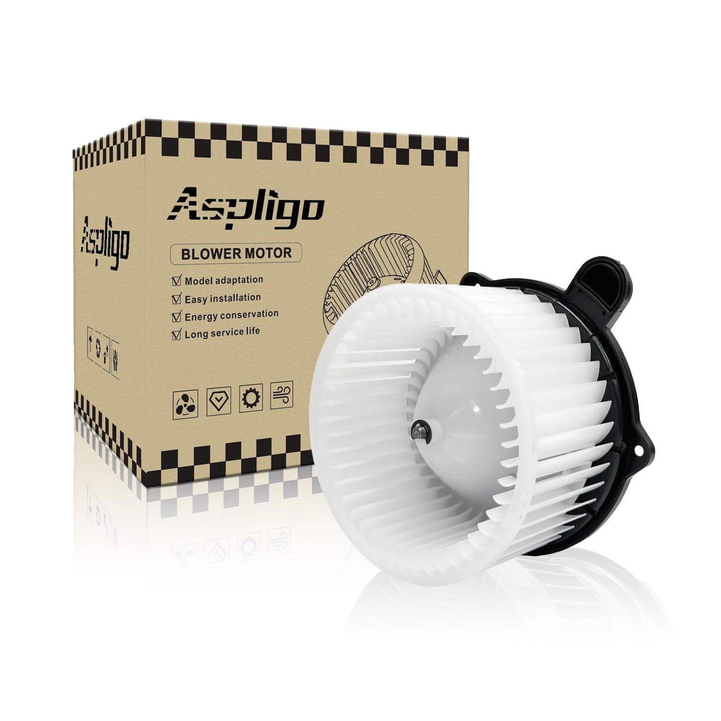 Aspligo 700258 Front AC Heater Blower Motor Fan Fit for Hyundai Santa Fe 2010-2017, Santa Fe Sport 2013 2014 2015 2016 2017, Compatible with Kia Sorento 2011 2012 2013 2014 2015 SK700258 97113-1U000