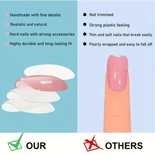 Leopard Print French Tip Press on Nails Short Oval Fake Nails with Spring Flower Nails Press ons - Soft Glossy Full Cover Stick on Nails Artificial Reusable Nails for Women Manicure 24Pcs