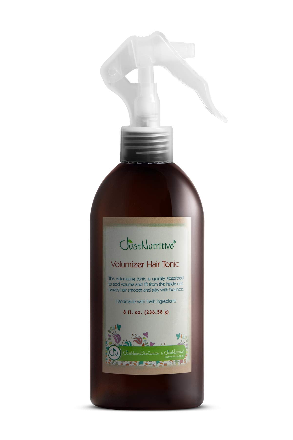 Volumizer Hair Tonic | Instant Volume and Lift | Lightweight Tonic For Men and Woman | Natural Hair Root Lifter for All Hair Types | Just Nutritive | 8 Fl Oz