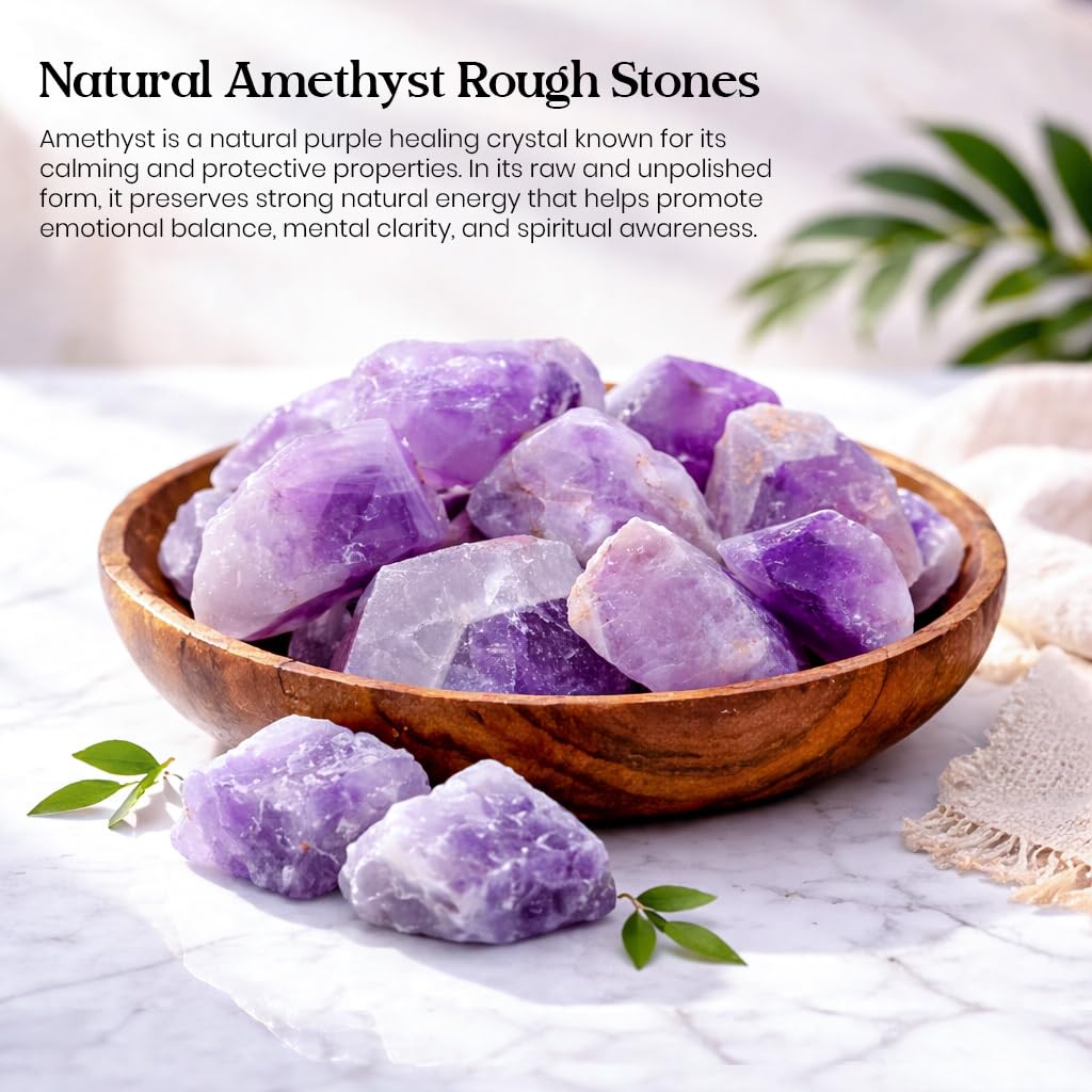 "300 + Carats, 1 Pc Amethyst Rock Rough Stone 4050 mm