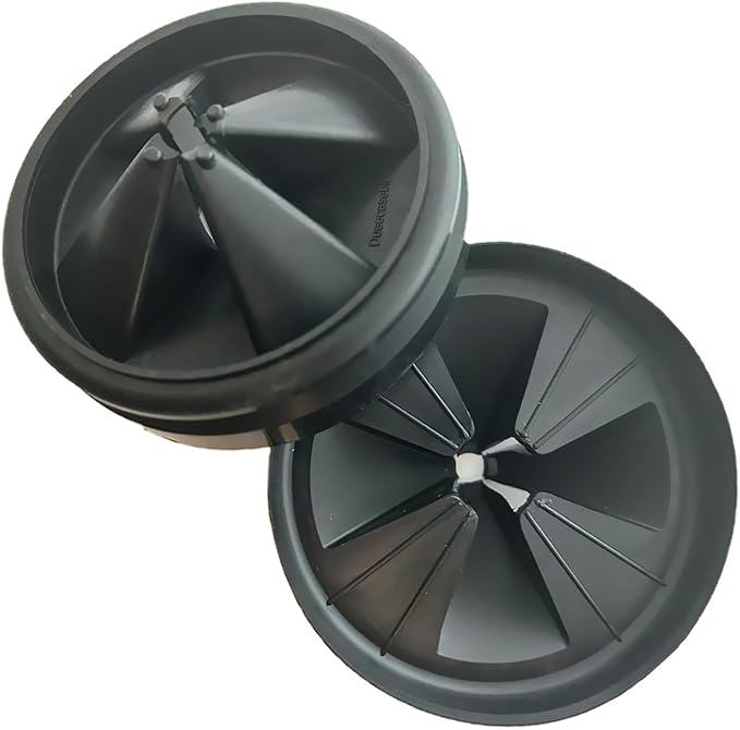 3-3/8 Inch Garbage Disposal Splash Guard, Upgraded Quiet Collar Sink Baffle Drain Plug, Replacement for InSinkErator Evolution Series Disposalsï¼2 PCS