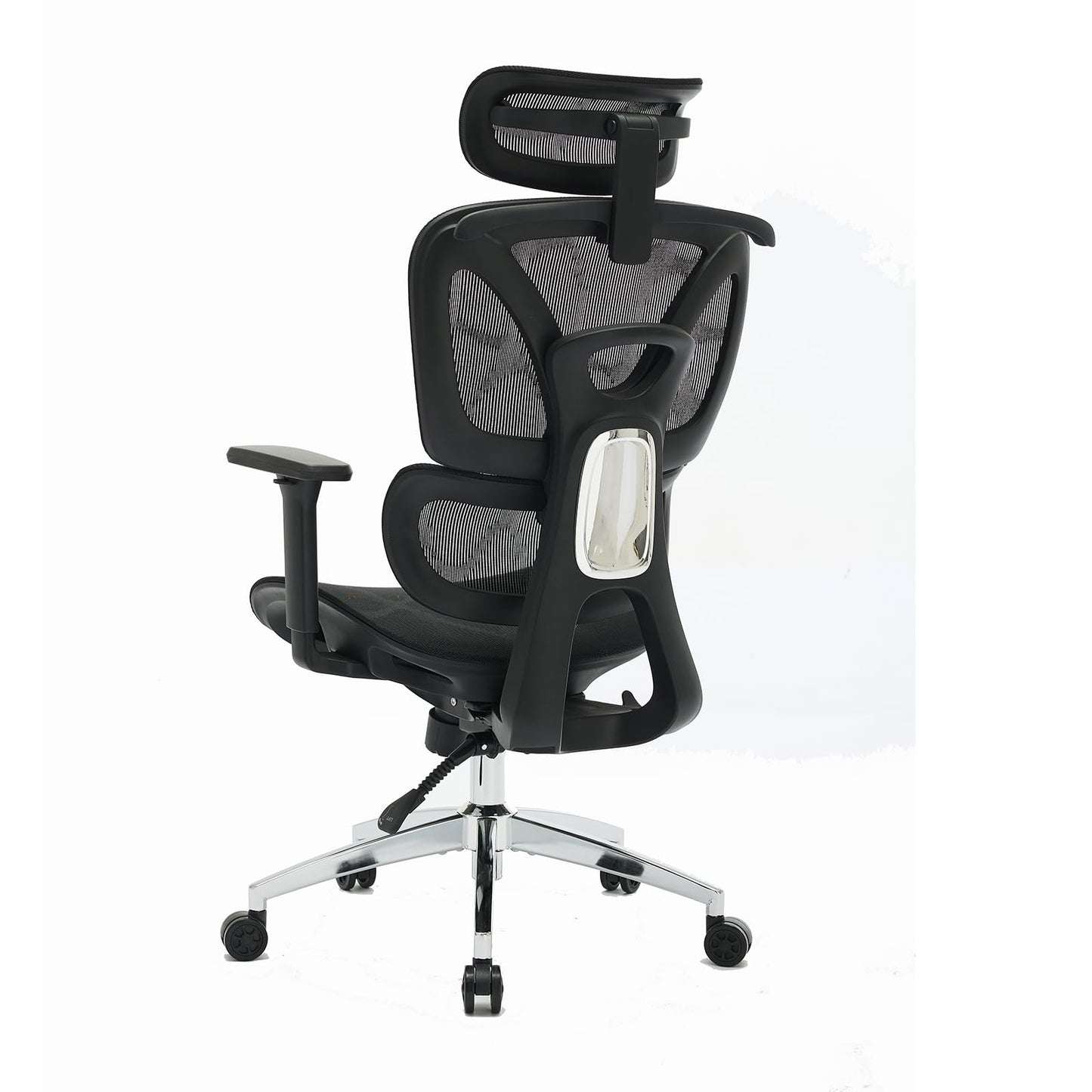 GarveeHome Ergonomic Office Chair, High Back Ergonomic Desk Chair with Adjustable Lumbar Support,Mesh Home Office Chair Gaming Chair,Up to 400 LB,Black