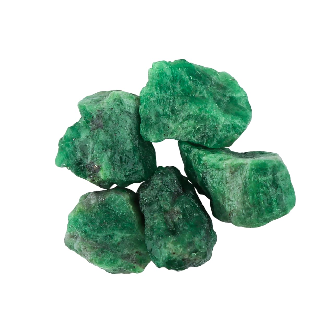 CRYSTALIS 5pcs Natural Big Tsavorite Garnet Loose Gemstone Wholesale Bulk Rough Jewelry Making Supply, Chakra & Healing Raw Stones, Wire Wrapping, DIY, Gem Collection [10-15mm]
